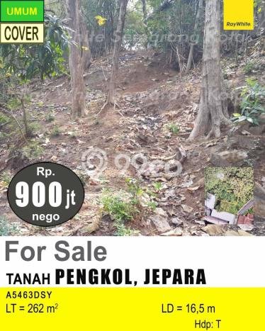 Lahan untuk Dijual di Jepara Jepara Luas 262m2 Lahan untuk Dijual di Jepara Jepara Luas 262m2
