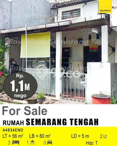 Jual Segera Rumah 3 KT 1 KM di Kawasan Bisnis Semarang Tengah, Semarang Jual Segera Rumah 3 KT 1 KM di Kawasan Bisnis Semarang Tengah, Semarang