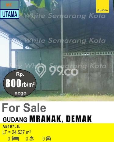 Unit Gudang Dijual di Demak Demak Luas Bangunan 1000m2 Unit Gudang Dijual di Demak Demak Luas Bangunan 1000m2