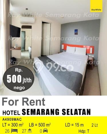 AREA BISNIS! Hotel Kawasan Semarang Selatan, Luas 0m2m², Akses Utama AREA BISNIS! Hotel Kawasan Semarang Selatan, Luas 0m2m², Akses Utama