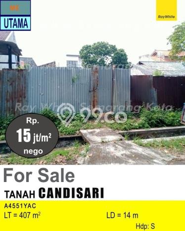 Lahan Strategis di Candisari Dijual dengan Luas 407m2 Lahan Strategis di Candisari Dijual dengan Luas 407m2