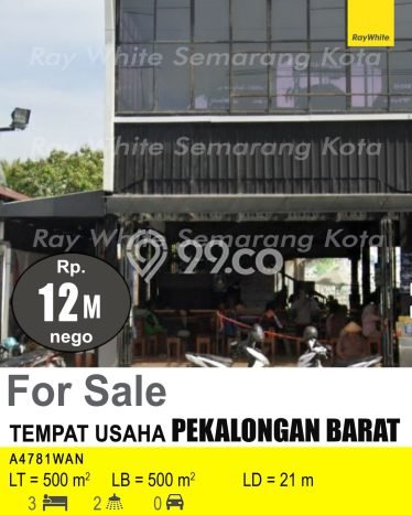 AREA PREMIUM! Komersial di Pekalongan Barat, Luas 500m2m², Lokasi Strategis AREA PREMIUM! Komersial di Pekalongan Barat, Luas 500m2m², Lokasi Strategis