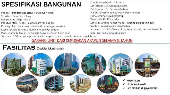 For Sale! Premium House LT 87m2 Desain Elegan di Tanjung Duren For Sale! Premium House LT 87m2 Desain Elegan di Tanjung Duren