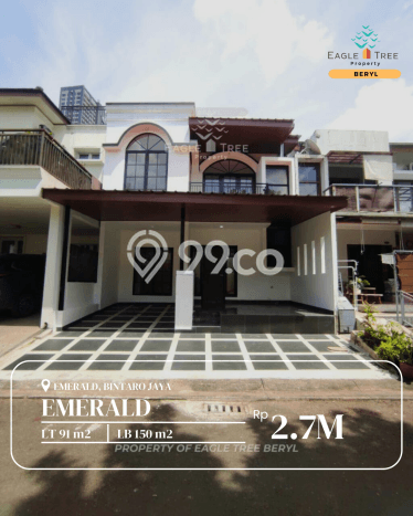 Hunian Elit LB 150m2 Siap Huni Desain Elegan di Bintaro, Tangerang Selatan Hunian Elit LB 150m2 Siap Huni Desain Elegan di Bintaro, Tangerang Selatan
