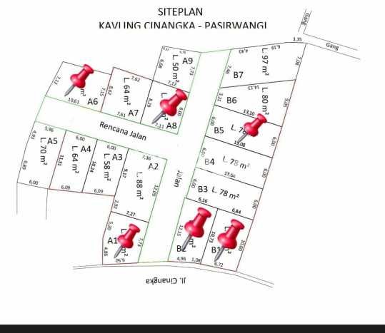 Lahan Dijual Lokasi Strategis di Bandung dengan Luas 78m2 Lahan Dijual Lokasi Strategis di Bandung dengan Luas 78m2