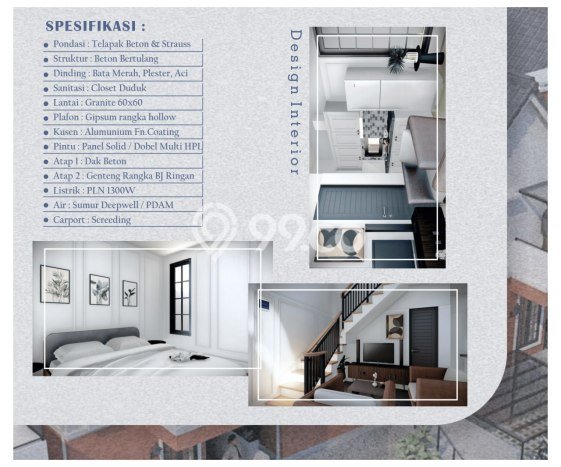 Rumah Strategis Minimalis Lb 60m2 di Cimahi Utara, Cimahi Rumah Strategis Minimalis Lb 60m2 di Cimahi Utara, Cimahi