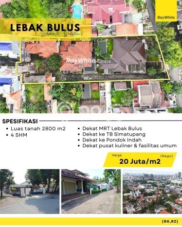 Ready to Use! Premium House LT 2800m2 Desain Elegan di Lebak Bulus Ready to Use! Premium House LT 2800m2 Desain Elegan di Lebak Bulus