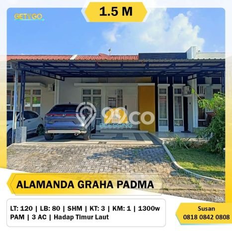 Rumah Luas Asri 3 KT Siap Huni di Graha Padma Semarang Rumah Luas Asri 3 KT Siap Huni di Graha Padma Semarang