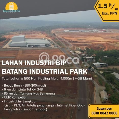 Tanah untuk Dijual Lokasi Kandeman, Batang Luas 160000m2 - Tanah untuk Dijual Lokasi Kandeman, Batang Luas 160000m2 -