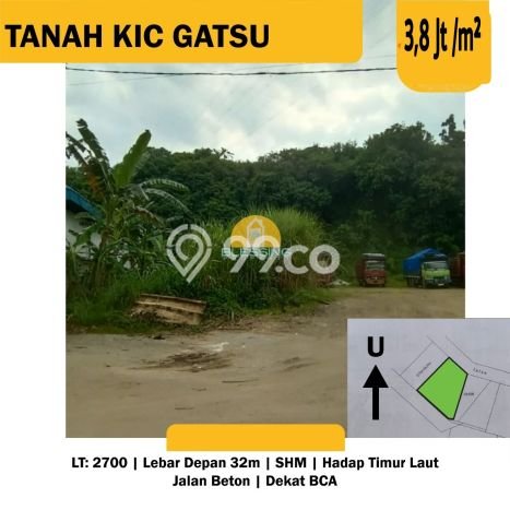 Tanah Dijual Lokasi Ngaliyan, Semarang Luas 2700m2 Legalitas Aman Tanah Dijual Lokasi Ngaliyan, Semarang Luas 2700m2 Legalitas Aman