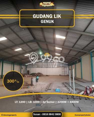 Gudang Disewakan di Area Ramai Genuk, Semarang Gudang Disewakan di Area Ramai Genuk, Semarang
