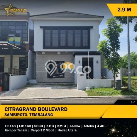 Rumah Elit Modern Siap Huni di CitraGrand Semarang Rumah Elit Modern Siap Huni di CitraGrand Semarang