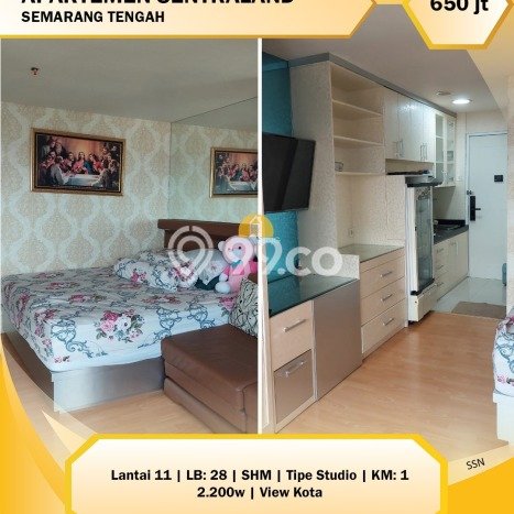 Siap Milik Apartemen 1 KT 1 KM di Semarang Tengah Siap Milik Apartemen 1 KT 1 KM di Semarang Tengah