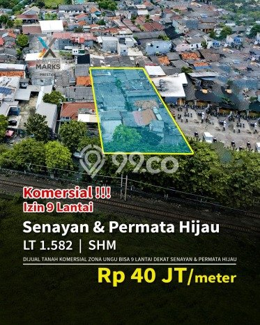 Tanah Dijual Lokasi Kebayoran Lama Jakarta Selatan SHM Tanah Dijual Lokasi Kebayoran Lama Jakarta Selatan SHM