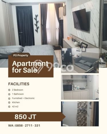 LOKASI TERBAIK! Apartemen Kawasan Tembalang, 2 KT, Luas 42m², Bisa Segera Ditempati, Fasilitas Modern LOKASI TERBAIK! Apartemen Kawasan Tembalang, 2 KT, Luas 42m², Bisa Segera Ditempati, Fasilitas Modern