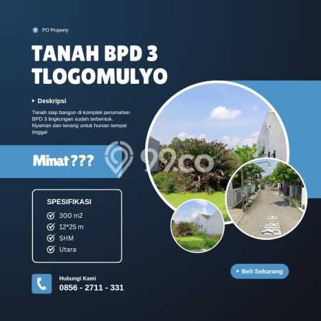 Tanah Kavling di Pedurungan Dijual dengan Luas 300m2 Tanah Kavling di Pedurungan Dijual dengan Luas 300m2
