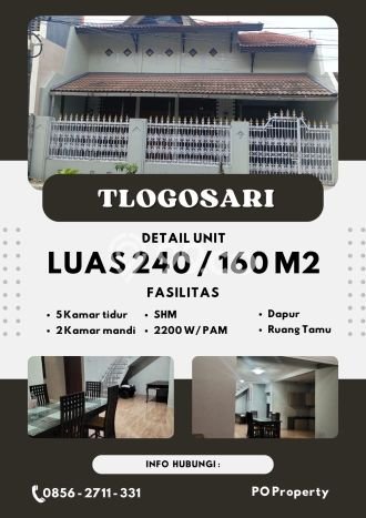Jual Rumah Eksklusif 5 KT di Tlogosari, Semarang Jual Rumah Eksklusif 5 KT di Tlogosari, Semarang