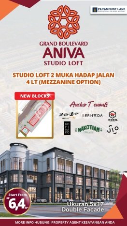 Ruko Dijual di Tangerang LT 85m2 & LB 255m2 Lokasi Terbaik! Ruko Dijual di Tangerang LT 85m2 & LB 255m2 Lokasi Terbaik!