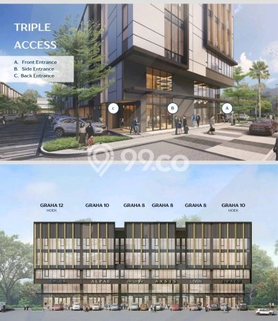 Dijual! Kantor di Gading Serpong Tangerang LT 160m2 / LB 711m2 Kawasan Bisnis Dijual! Kantor di Gading Serpong Tangerang LT 160m2 / LB 711m2 Kawasan Bisnis