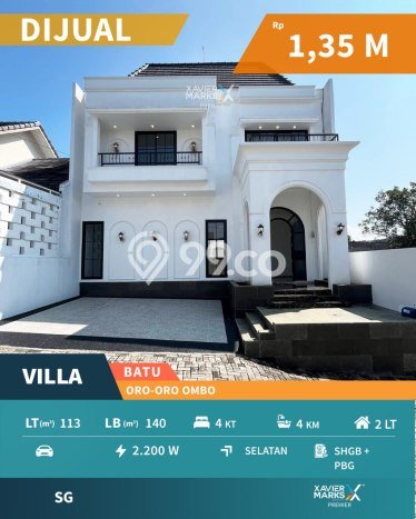 DIJUAL! Vila Kawasan Junrejo, Luas 113m2m², Posisi Premium DIJUAL! Vila Kawasan Junrejo, Luas 113m2m², Posisi Premium