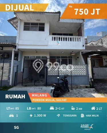 Rumah Strategis Modern Lb 80m2 di Blimbing, Malang Rumah Strategis Modern Lb 80m2 di Blimbing, Malang