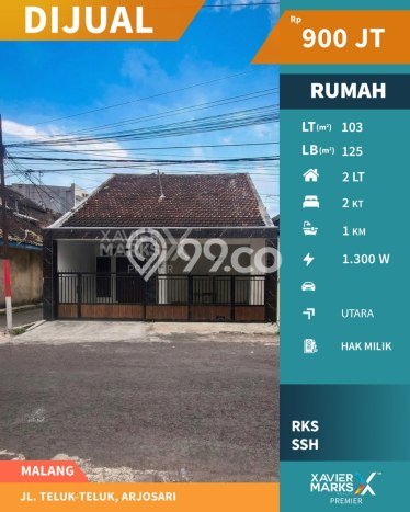 Jual Rumah Favorit Siap Huni LB 125m2 di Blimbing, Malang Jual Rumah Favorit Siap Huni LB 125m2 di Blimbing, Malang