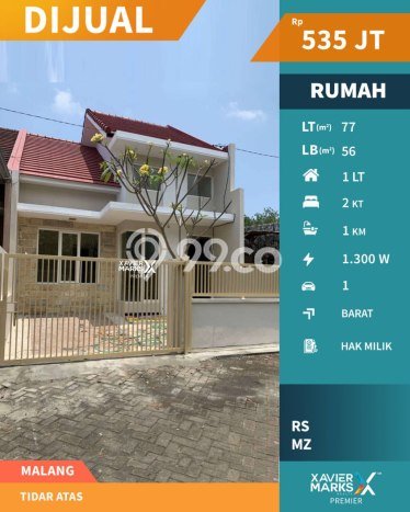 Hunian Nyaman Asri 2 KT Siap Huni di Tidar Malang Hunian Nyaman Asri 2 KT Siap Huni di Tidar Malang