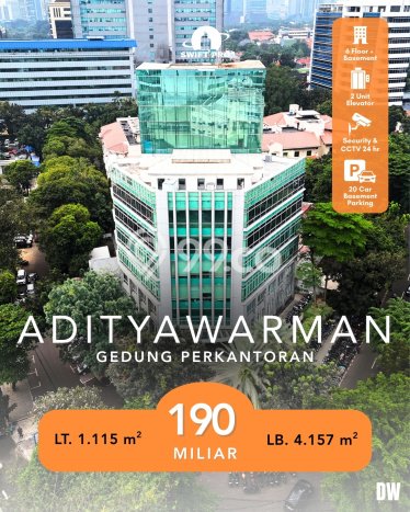 Kantor di SCBD, Luas 4157m2m², Lokasi Premium Kantor di SCBD, Luas 4157m2m², Lokasi Premium