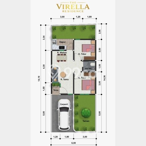 Rumah Sederhana Dijual di Wonosari 2 Kamar dengan LT 85m2 Rumah Sederhana Dijual di Wonosari 2 Kamar dengan LT 85m2