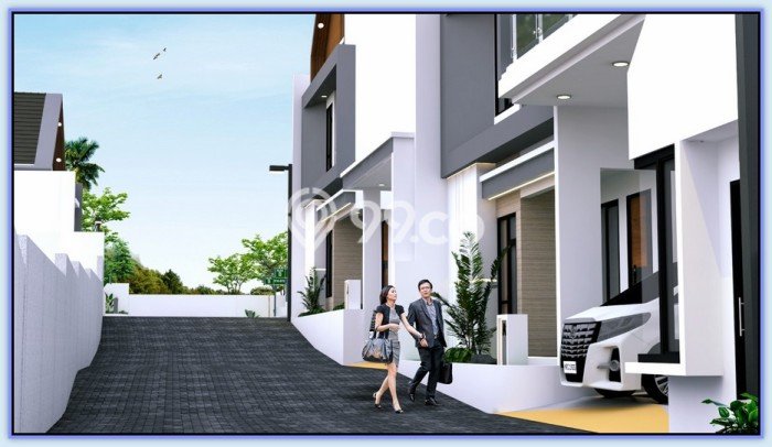 Rumah Modern Include Mezzanine Dalam Perumahan Sleman Barat Rumah Modern Include Mezzanine Dalam Perumahan Sleman Barat