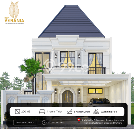 Kesempatan Memiliki Rumah LT 192m² di Lokasi Strategis, Sleman Kesempatan Memiliki Rumah LT 192m² di Lokasi Strategis, Sleman