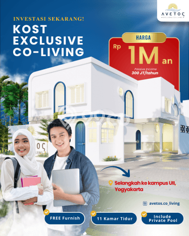 Kost Dijual Lokasi Ngaglik, Sleman, Spesifikasi 8 Kamar Tidur dan Luas 120m2 Kost Dijual Lokasi Ngaglik, Sleman, Spesifikasi 8 Kamar Tidur dan Luas 120m2