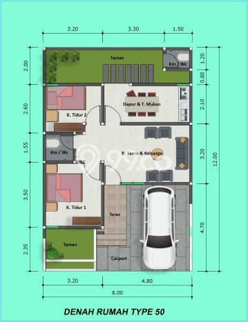 Jual Rumah Favorit Siap Huni LB 55m2 di Kasihan, Bantul Jual Rumah Favorit Siap Huni LB 55m2 di Kasihan, Bantul