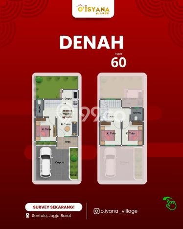 Jual Rumah Murah Meriah Sentolo Punya 3 KT & LT 71m2 Jual Rumah Murah Meriah Sentolo Punya 3 KT & LT 71m2