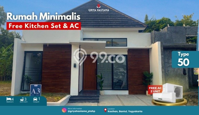 Jual Rumah Harga Miring Kasihan Punya 2 KT & LT 75m2 Jual Rumah Harga Miring Kasihan Punya 2 KT & LT 75m2