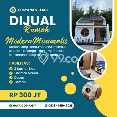 Rumah 2 KT 1 KM Dekat Kampus di Sentolo, Kulon Progo Rumah 2 KT 1 KM Dekat Kampus di Sentolo, Kulon Progo