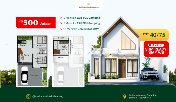 Rumah Murah LT 79m2 di Sleman Lingkungan Asri Rumah Murah LT 79m2 di Sleman Lingkungan Asri