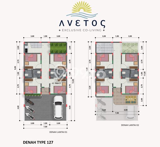Kost Dijual Lokasi Ngaglik, Sleman, 8 KT, 8 KM, 127m2 Kost Dijual Lokasi Ngaglik, Sleman, 8 KT, 8 KM, 127m2