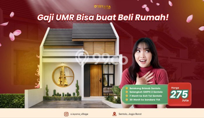 Jual Rumah Murah Meriah Sentolo Punya 2 Kamar & LT 71m2 Jual Rumah Murah Meriah Sentolo Punya 2 Kamar & LT 71m2