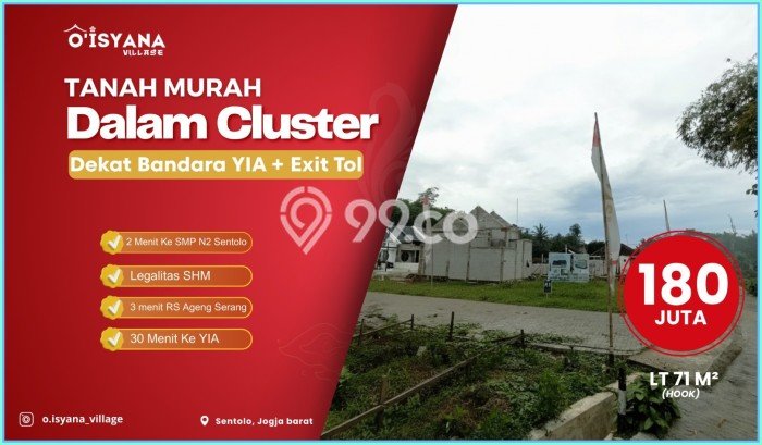 Lahan untuk Dijual di Maguwoharjo Yogyakarta Luas 71m2 Lahan untuk Dijual di Maguwoharjo Yogyakarta Luas 71m2