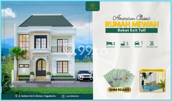BEST PRICE! Rumah Premium di Godean, LT 110m2m² Bangunan 95m2m² BEST PRICE! Rumah Premium di Godean, LT 110m2m² Bangunan 95m2m²