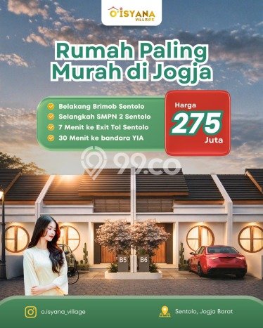 Rumah Murah LT 71m2 di Kulonprogo Lingkungan Asri Rumah Murah LT 71m2 di Kulonprogo Lingkungan Asri