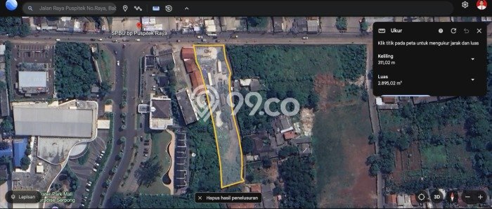 Tanah Kawasan Gading Serpong, Luas 2895m², Sertifikat SHM, Akses Gading Serpong, Tangerang, Tangerang Tanah Kawasan Gading Serpong, Luas 2895m², Sertifikat SHM, Akses Gading Serpong, Tangerang, Tangerang