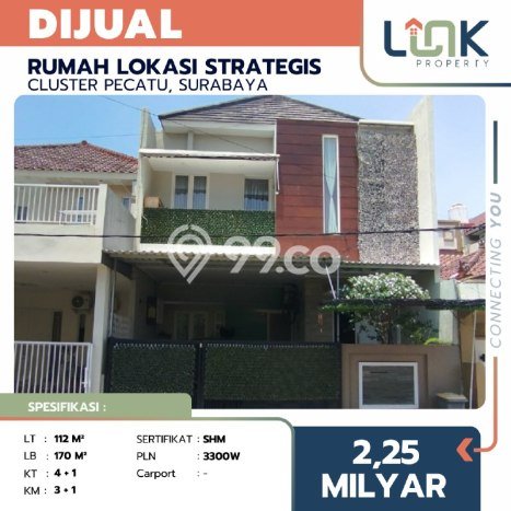 Hunian Cantik Modern Lb 170m2 di Rungkut, Surabaya Hunian Cantik Modern Lb 170m2 di Rungkut, Surabaya