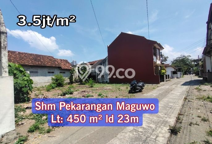 Kavling Tanah untuk Dijual di Maguwoharjo, Yogyakarta, Luas 450m2 Kavling Tanah untuk Dijual di Maguwoharjo, Yogyakarta, Luas 450m2