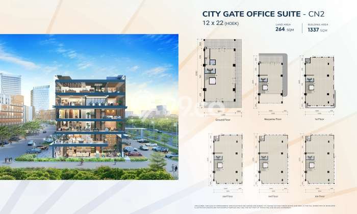 Untuk Dijual! Komersial di Gading Serpong Tangerang LT 264m2 / LB 1098m2 Kawasan Bisnis Untuk Dijual! Komersial di Gading Serpong Tangerang LT 264m2 / LB 1098m2 Kawasan Bisnis