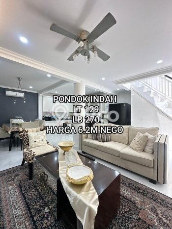 Hunian Elit LB 270m2 Siap Huni Desain Elegan di Pondok Indah, Jakarta Selatan Hunian Elit LB 270m2 Siap Huni Desain Elegan di Pondok Indah, Jakarta Selatan