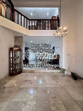 For Sale! Luxury House LT 200m2 Desain Elegan di Pondok Indah For Sale! Luxury House LT 200m2 Desain Elegan di Pondok Indah