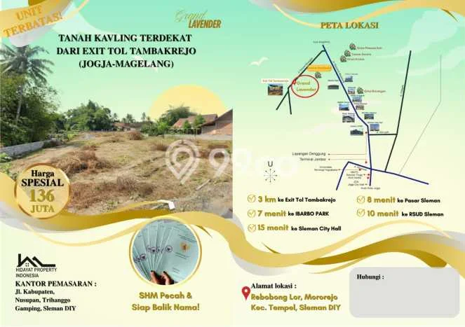 Jarang Ada! Tanah di Godean Punya Luas 136m2 SHM Jarang Ada! Tanah di Godean Punya Luas 136m2 SHM