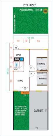Rumah Asri di Berbah, Dekat Berbah, Sleman, Sleman - 2 KT Rumah Asri di Berbah, Dekat Berbah, Sleman, Sleman - 2 KT